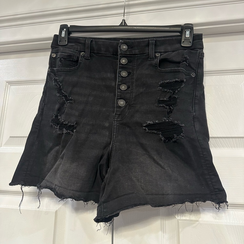 American Eagle Outfitters Black Jean Shorts